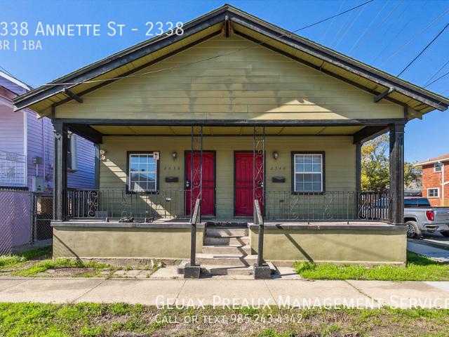 3 BR, 1 BA Apartment 2338 Annette St, New Orleans, LA 70119