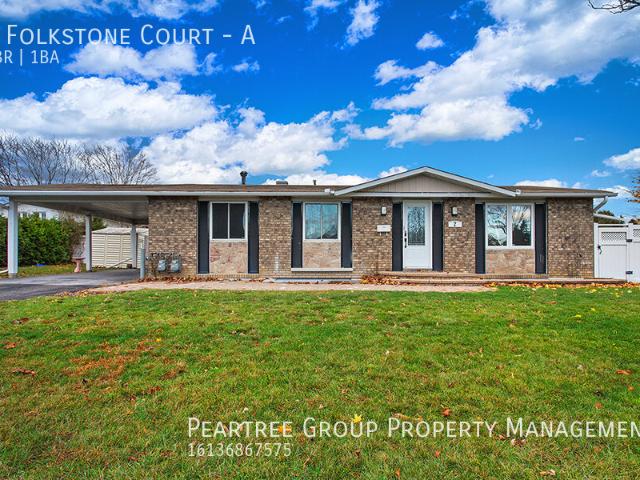 3 BR, 1 BA Apartment 2 Folkstone Court, Ottawa, ON K1B4J9