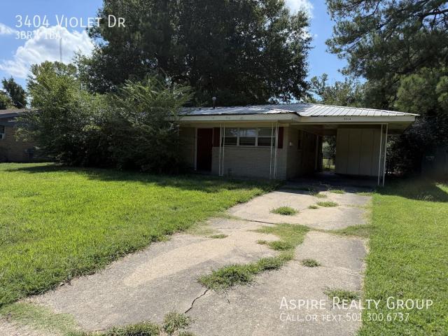 3 BR, 1 BA Apartment 3404 Violet Dr, Pine Bluff, AR 71603