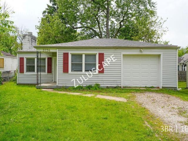 3 BR, 1 BA Apartment 3734 Manor Ct Indianapolis, IN 46218
