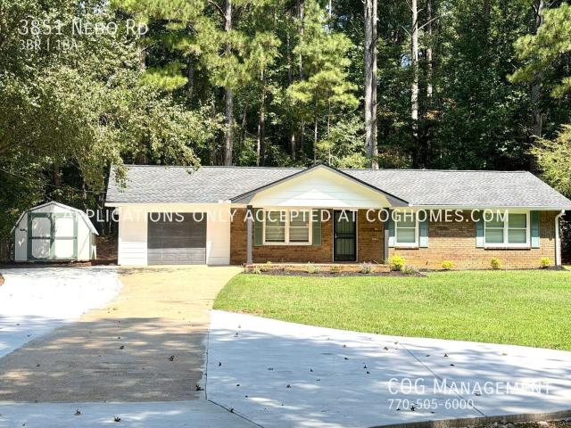 3 BR, 1 BA Apartment 3851 Nebo Rd, Hiram, GA 30141