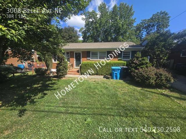 3 BR, 1 BA Apartment 3008 Belle Ave NE, Roanoke, VA 24012