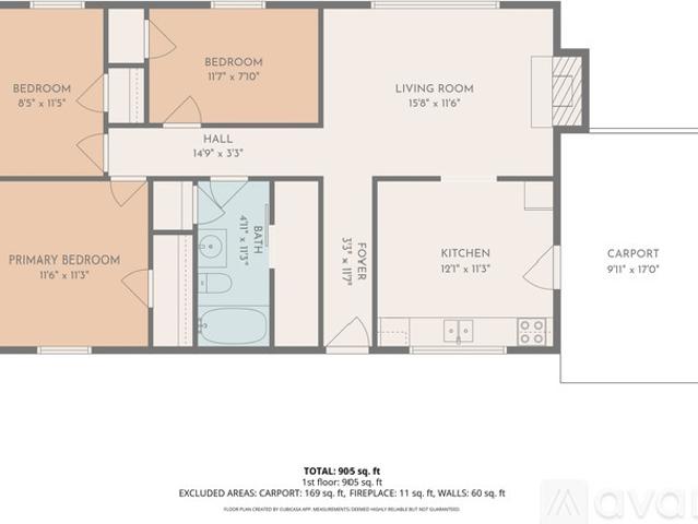 3 BR, 1 BA Apartment 3348 Mc Coy Rd, Huntington, WV 25701