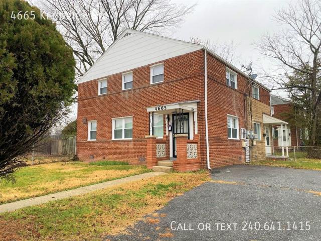 3 BR, 1 BA Apartment 4665 Kendrick Rd, Suitland, MD 20746