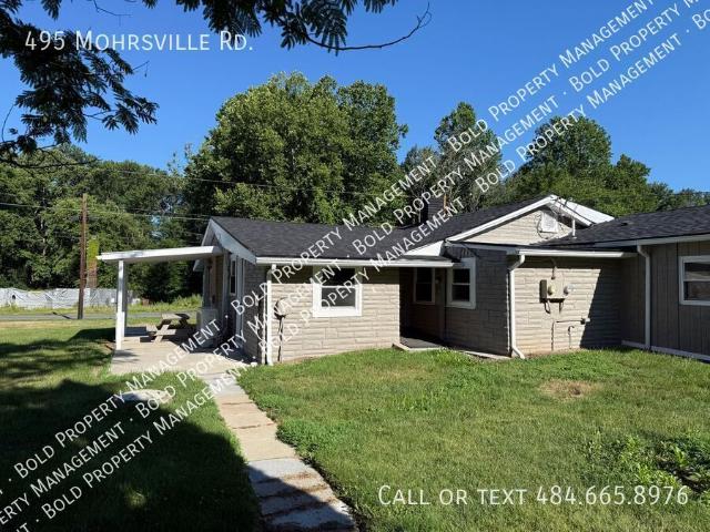 3 BR, 1 BA Apartment 495 Mohrsville Rd Shoemakersville, PA 19555