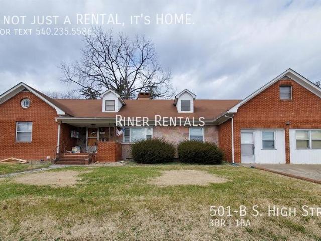 3 BR, 1 BA Apartment 501 B S. High Street, Harrisonburg, VA 22801