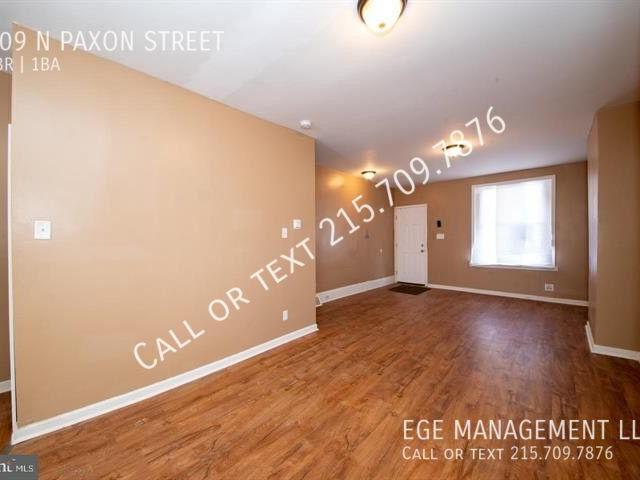 3 BR, 1 BA Apartment 509 N PAXON STREET, PHILADELPHIA, PA 19131