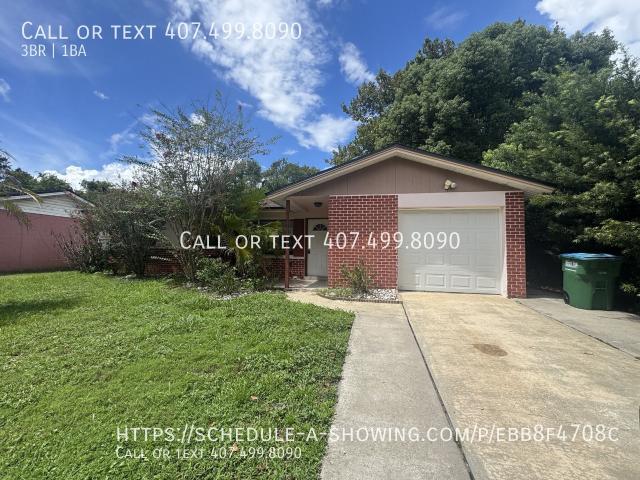 3 BR, 1 BA Apartment 616 David Street, Winter Springs, FL 32708