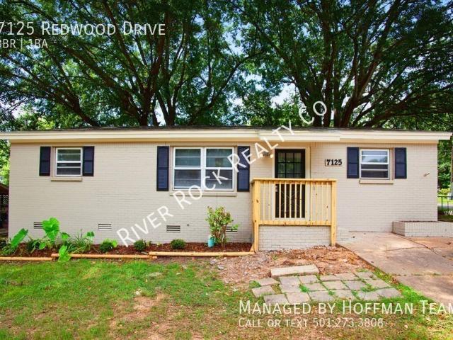 3 BR, 1 BA Apartment 7125 Redwood Drive, Little Rock, AR 72209