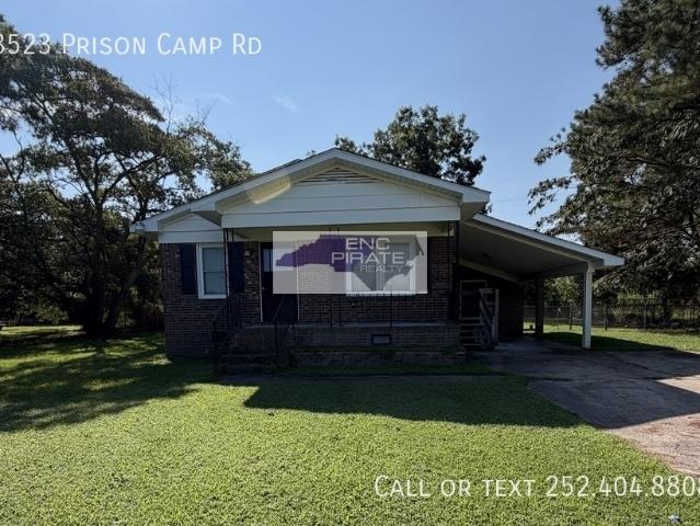 3 BR, 1 BA Apartment 8523 Prison Camp Rd, Robersonville, NC 27871