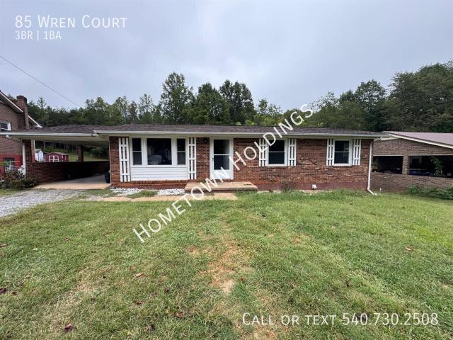 3 BR, 1 BA Apartment 85 Wren Court, Martinsville, VA 24112