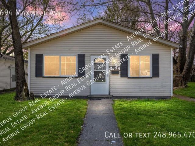 3 BR, 1 BA Apartment 8694 Maxwell Ave, Warren, MI 48089