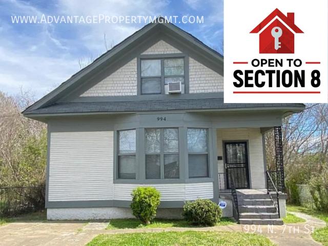 3 BR, 1 BA Apartment 994 N. 7th St Memphis, TN 38107