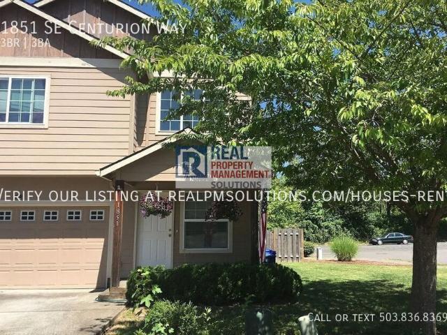 3 BR, 2.5 BA Apartment 1851 SE Centurion Way, Gresham, OR 97080
