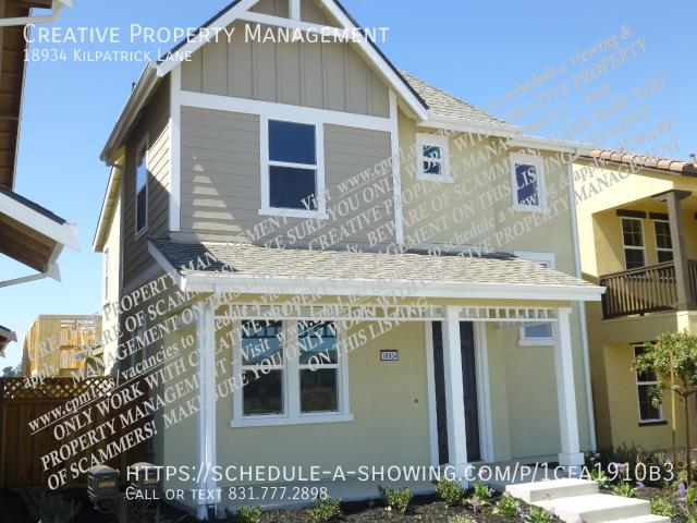 3 BR, 2.5 BA Apartment 18934 Kilpatrick Lane, East Garrison, CA 93933