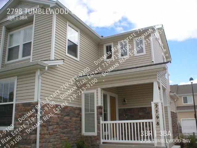 3 BR, 2.5 BA Apartment 2798 TUMBLEWOOD GRV, COLORADO SPRINGS, CO 80910