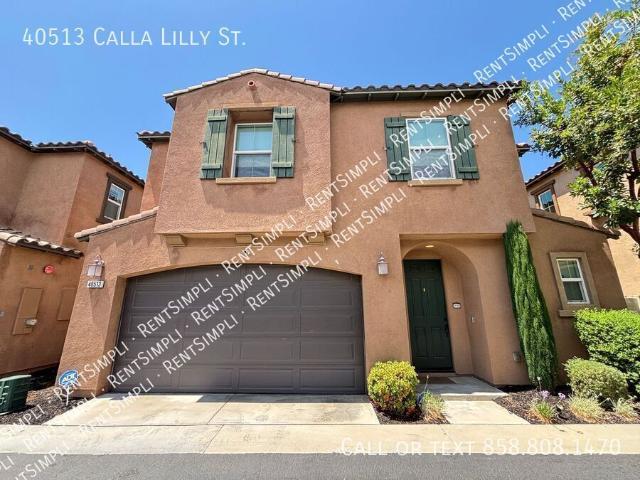 3 BR, 2.5 BA Apartment 40513 Calla Lilly St Murrieta, CA 92563
