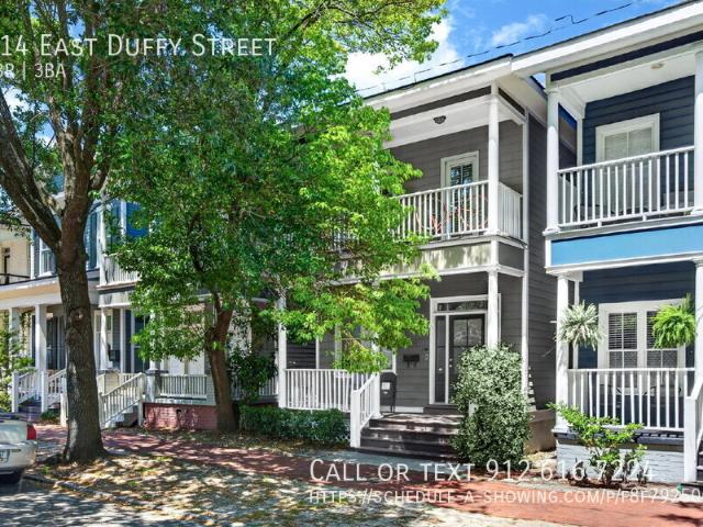 3 BR, 2.5 BA Apartment 414 East Duffy Street, Savannah, GA 31401