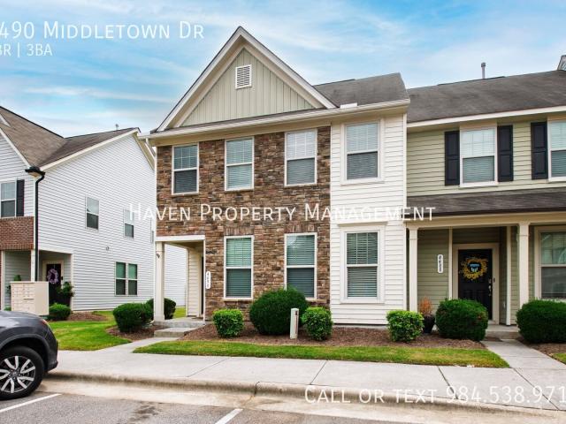 3 BR, 2.5 BA Apartment 4490 Middletown Dr, Wake Forest, NC 27587