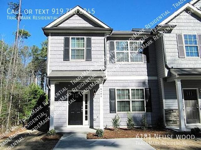 3 BR, 2.5 BA Apartment 6181 Neuse wood, Raleigh, NC 27616
