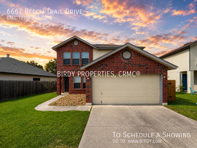 3 BR, 2.5 BA Apartment 6667 Beech Trail Drive, Converse, TX 78109