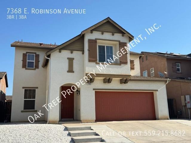 3 BR, 2.5 BA Apartment 7368 E. Robinson Avenue, Fresno, CA 93737