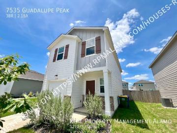 3 BR, 2.5 BA Apartment 7535 Guadalupe Peak, San Antonio, TX 78253