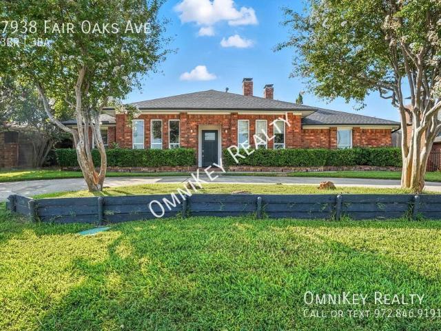3 BR, 2.5 BA Apartment 7938 Fair Oaks Ave, Dallas, TX 75231