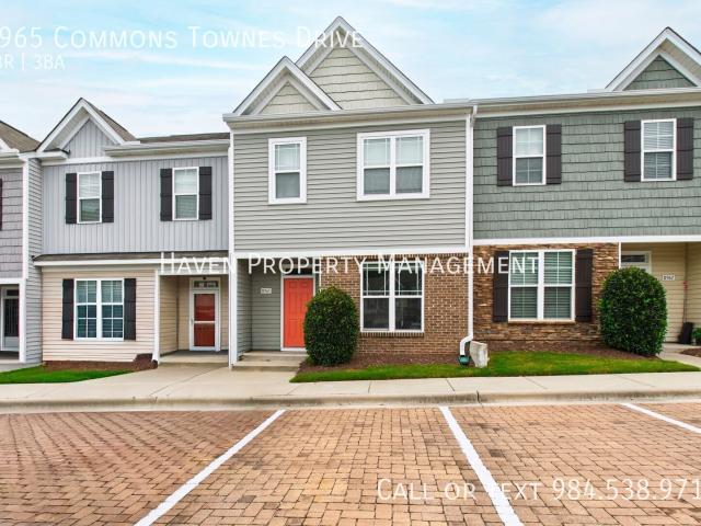 3 BR, 2.5 BA Apartment 8965 Commons Townes Drive, Wake Forest, NC 27616