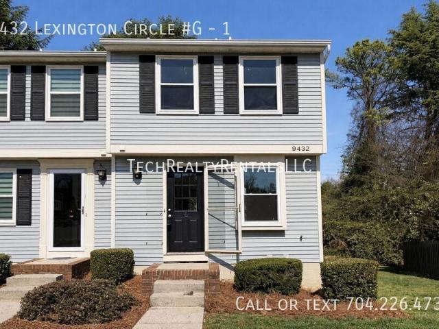3 BR, 2.5 BA Apartment 9432 Lexington Circle #G, Charlotte, NC 28213