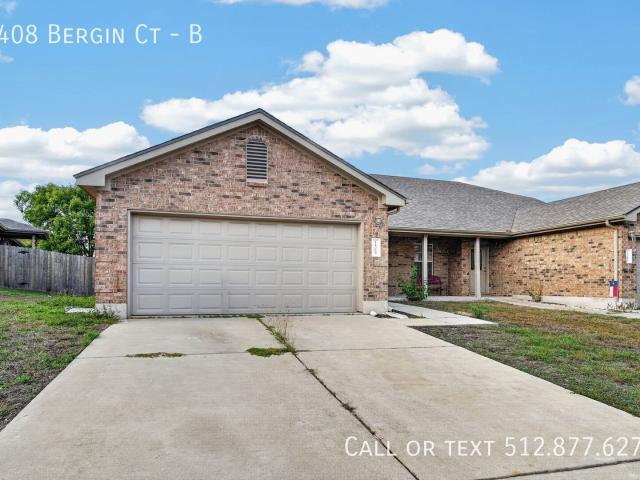 3 BR, 2 BA Apartment 1408 Bergin Ct, Georgetown, TX 78626