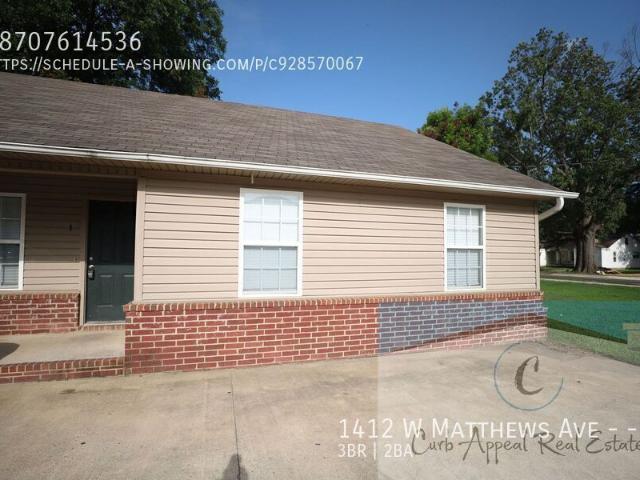 3 BR, 2 BA Apartment 1412 W Matthews Ave, Jonesboro, AR 72401