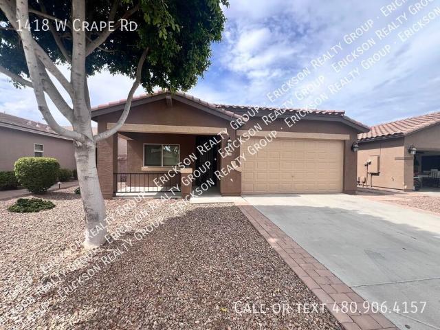3 BR, 2 BA Apartment 1418 W Crape Rd, Queen Creek, AZ 85140