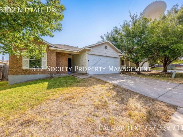 3 BR, 2 BA Apartment 15102 Nuttall Dr, Austin, TX 78724