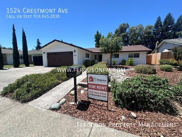 3 BR, 2 BA Apartment 1524 Crestmont Ave, Roseville, CA 95661