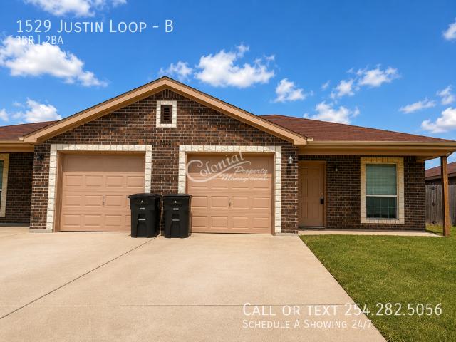 3 BR, 2 BA Apartment 1529 Justin Loop, Killeen, TX 76543