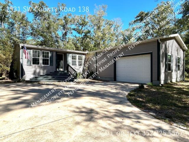 3 BR, 2 BA Apartment 1531 SW County Road 138, Fort White, FL 32038