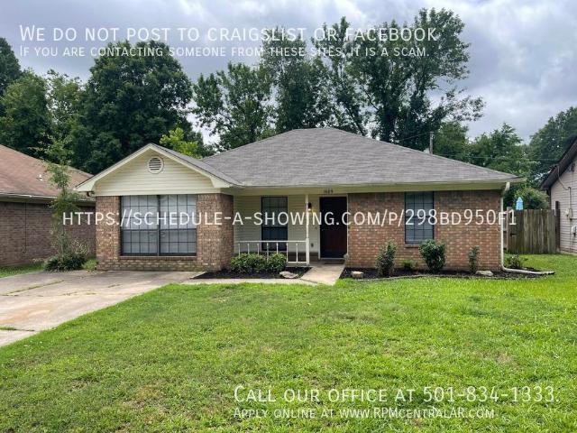 3 BR, 2 BA Apartment 1609 Rushing Circle, Conway, AR 72032