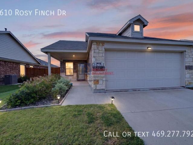 3 BR, 2 BA Apartment 1610 Rosy Finch Dr, Forney, TX 75126