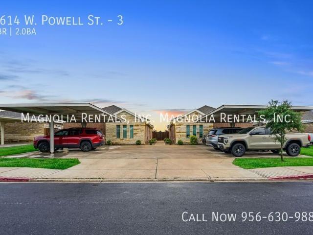 3 BR, 2 BA Apartment 1614 W. Powell St Edinburg, TX 78541