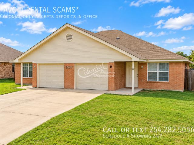 3 BR, 2 BA Apartment 1627 Yuma Trl, Harker Heights, TX 76548