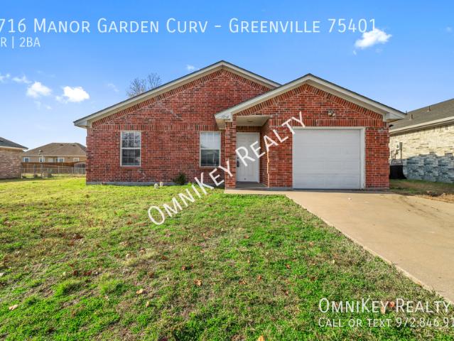 3 BR, 2 BA Apartment 1716 Manor Garden Curv, Greenville, TX 75401