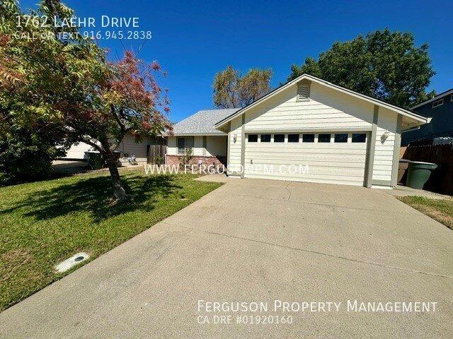 3 BR, 2 BA Apartment 1762 Laehr Drive, Lincoln, CA 95648