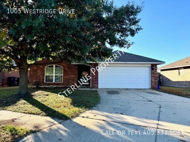 3 BR, 2 BA Apartment 1005 Westridge Drive, Yukon, OK 73099