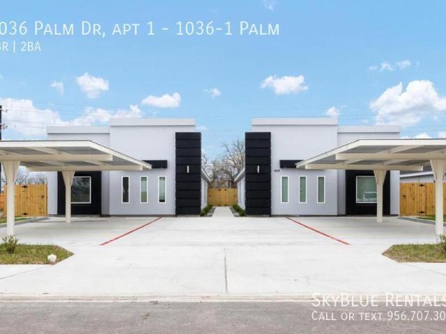 3 BR, 2 BA Apartment 1036 Palm Dr, apt 1, Alamo, TX 78516