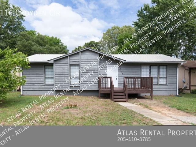 3 BR, 2 BA Apartment 1116 Croyden Cir, Bessemer, AL 35020