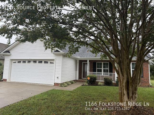 3 BR, 2 BA Apartment 1166 Folkstone Ridge Ln, Winston Salem, NC 27127
