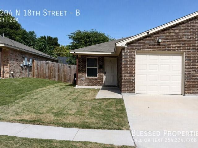 3 BR, 2 BA Apartment 1204 N 18th Street, Killeen, TX 76541