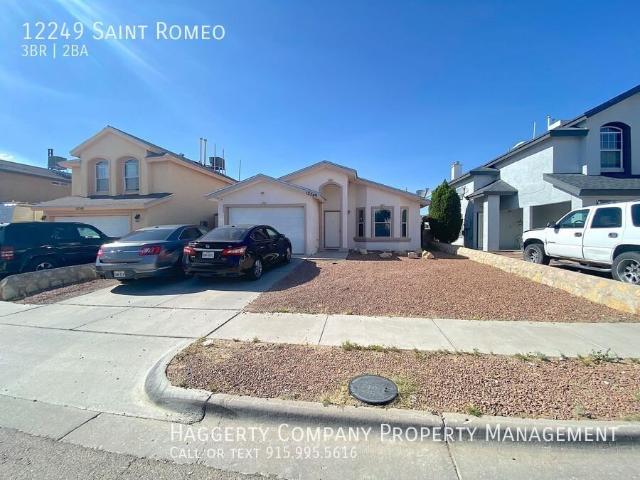 3 BR, 2 BA Apartment 12249 Saint Romeo, El Paso, TX 79936