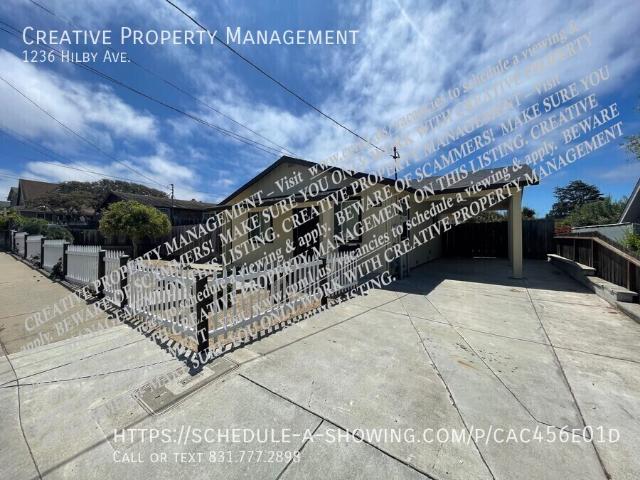 3 BR, 2 BA Apartment 1236 Hilby Ave., Seaside, CA 93955